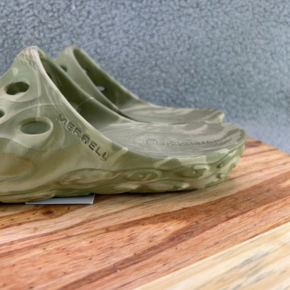 Merrell Sandals Men\'s Hydro Slide Beige Green Open Toe Slip-On Sz 11 main image 6